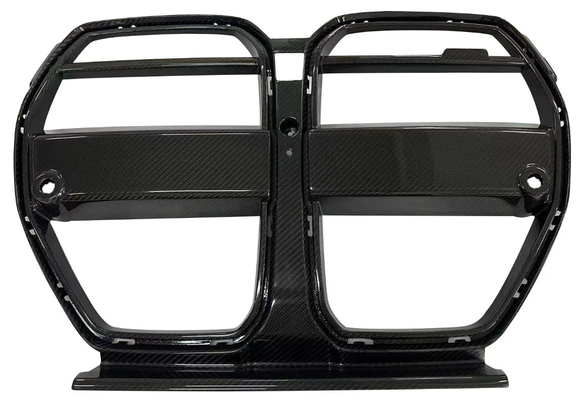 Dry carbon fiber front grilles for BMW G80 M3 and G82 M4