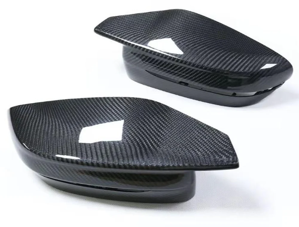 Dry carbon fiber mirror caps for BMW G80 M3 and G82 M4