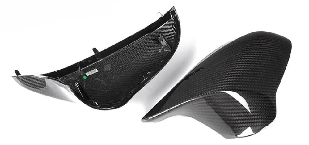 Dry carbon fiber mirror caps for BMW F8X M3 and M4