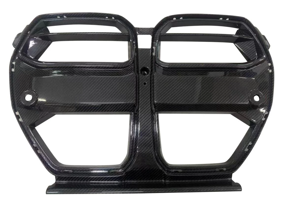 Dry carbon fiber front grilles for BMW G80 M3 and G82 M4