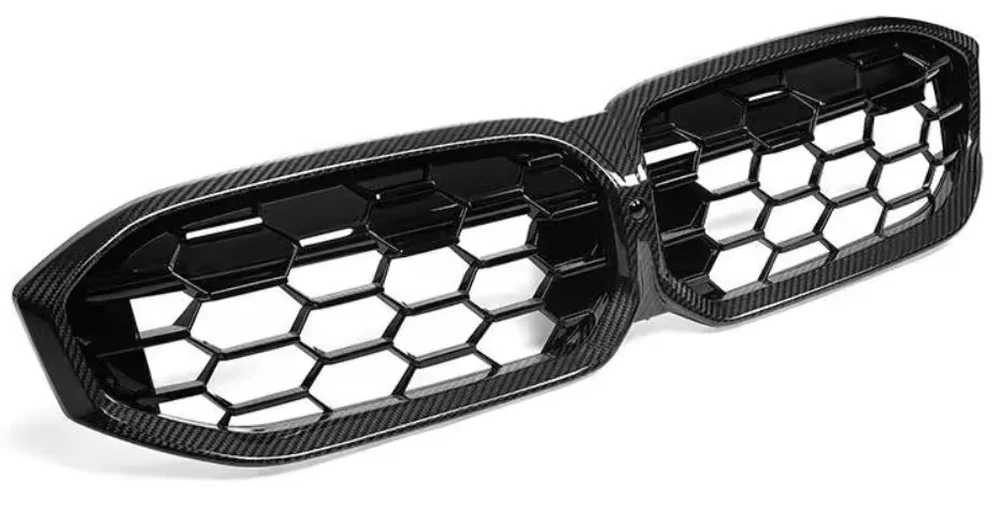 Carbon fiber and ABS front grilles for BMW G20 3 Series