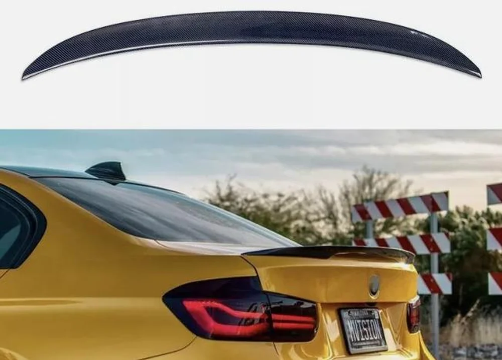 Carbon fiber rear spoiler for BMW F8X M3 and M4