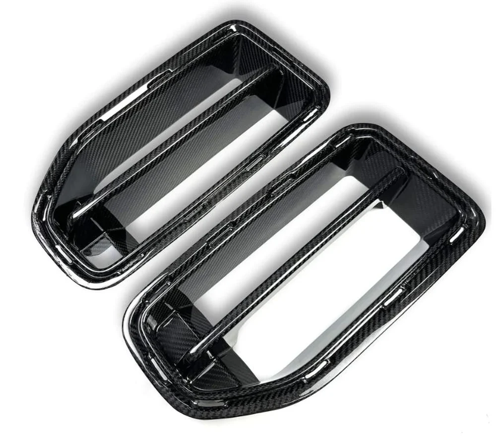 Dry carbon fiber front grilles for BMW G87 M2