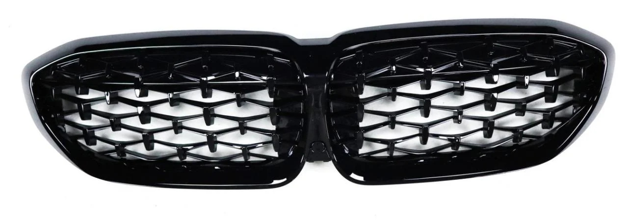 Gloss black front grilles for BMW G20 3 Series