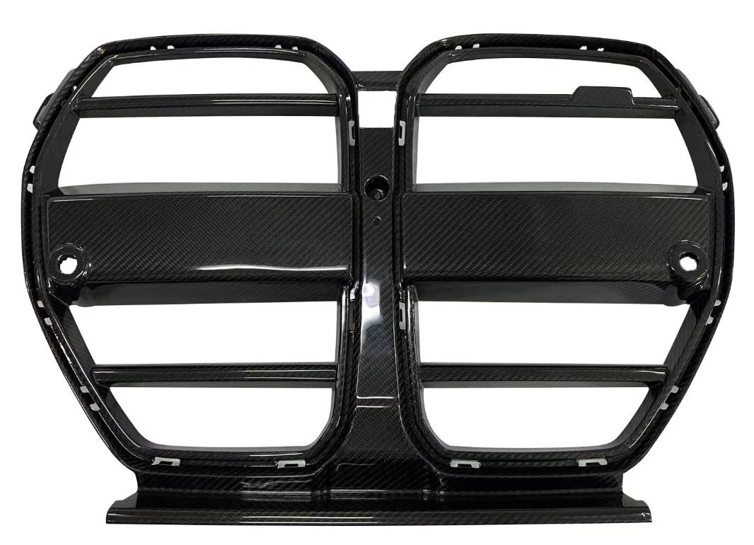 Dry carbon fiber front grilles for BMW G80 M3 and G82 M4