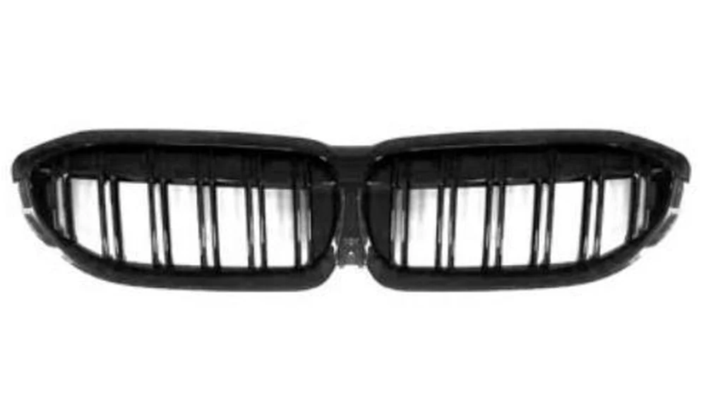 Gloss black ABS front grilles for BMW G20 3 Series