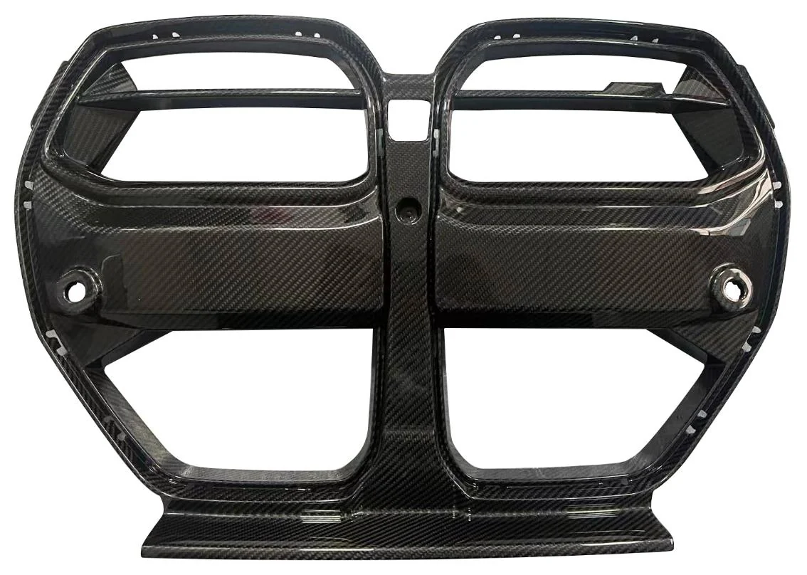 Dry carbon fiber front grilles for BMW G80 M3 and G82 M4