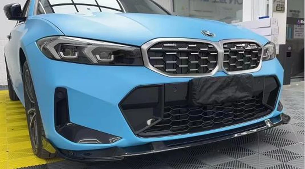 Carbon fiber front lip for BMW G20 3 Series