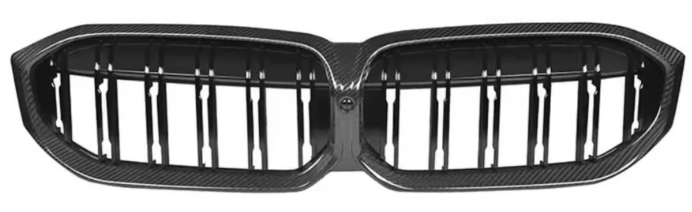 Gloss black front grilles for BMW G20 3 Series